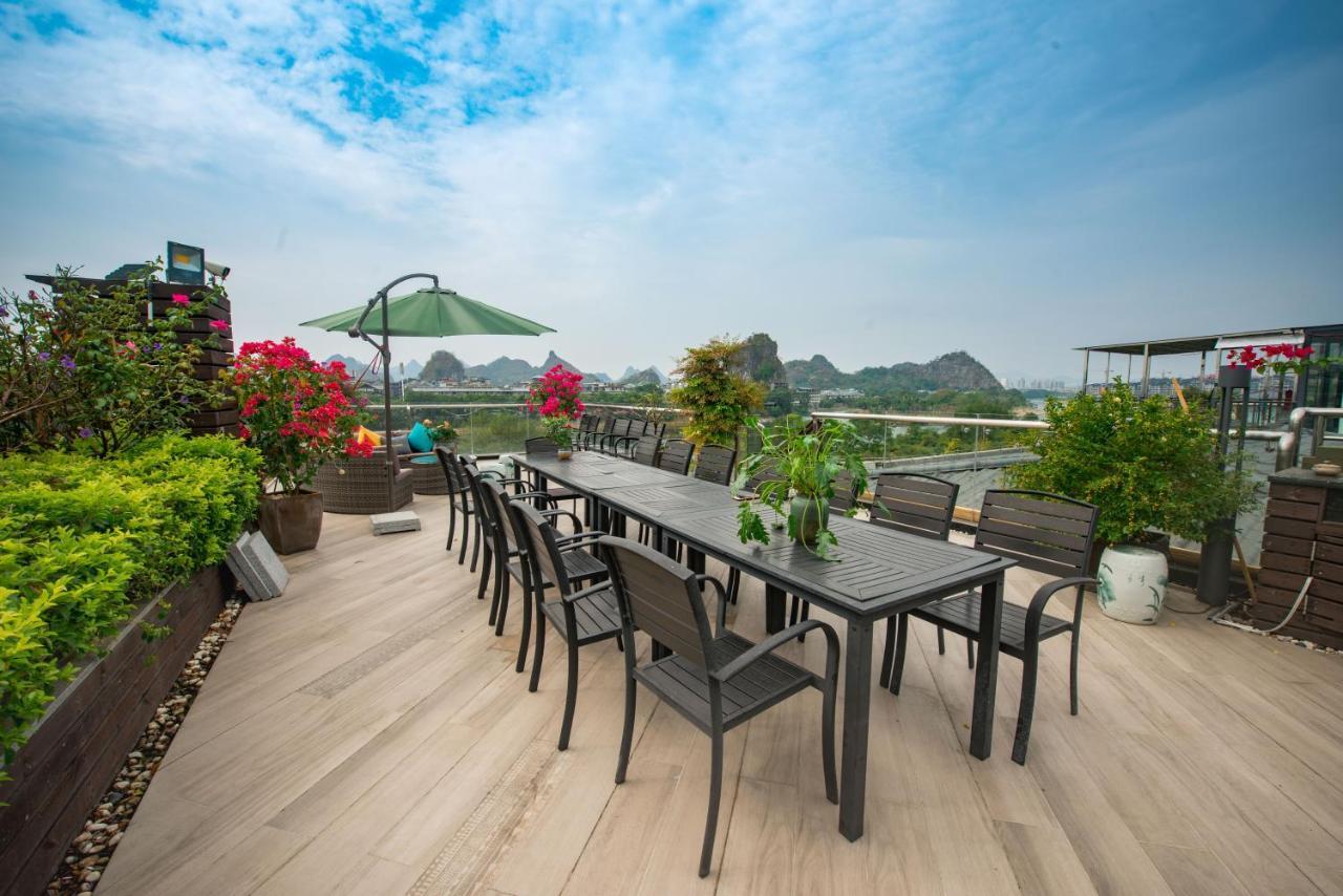 Li River Resort Villa Hotel Гуйлинь Экстерьер фото