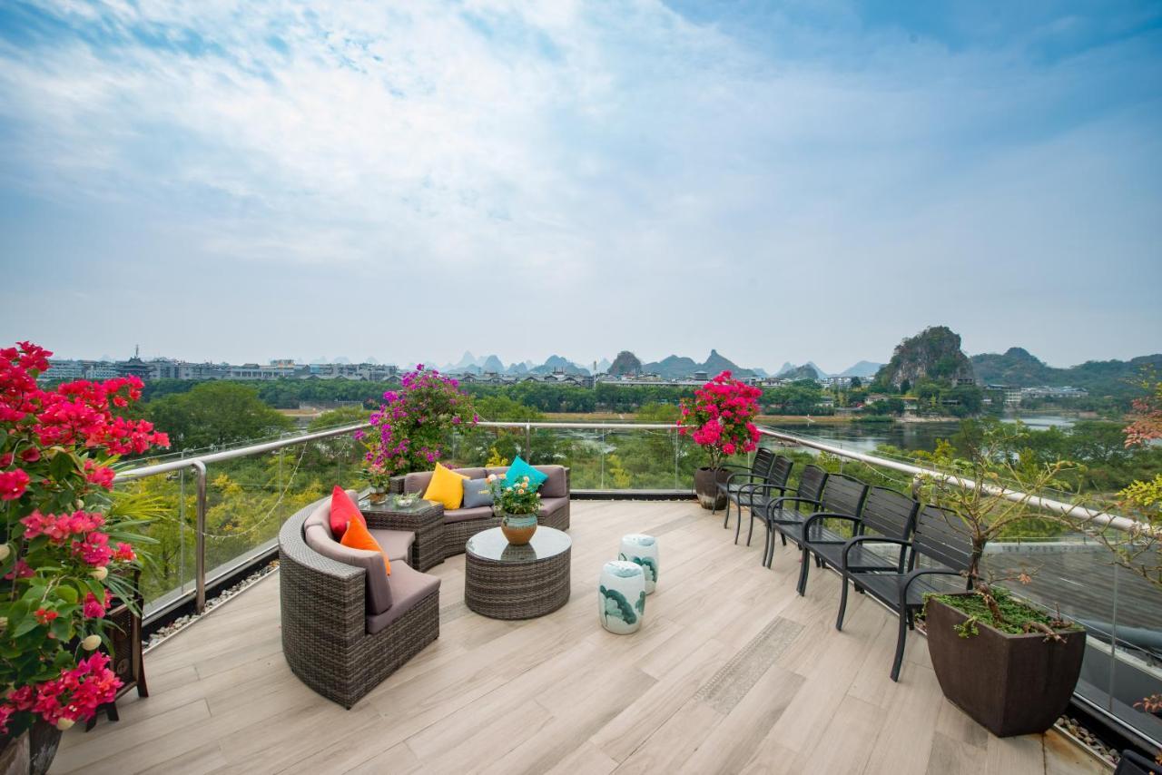 Li River Resort Villa Hotel Гуйлинь Экстерьер фото