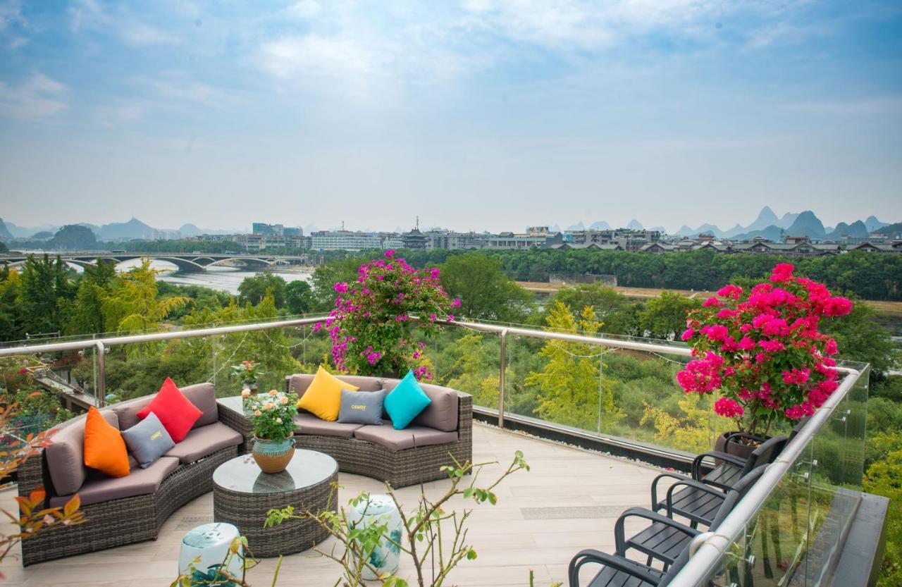 Li River Resort Villa Hotel Гуйлинь Экстерьер фото