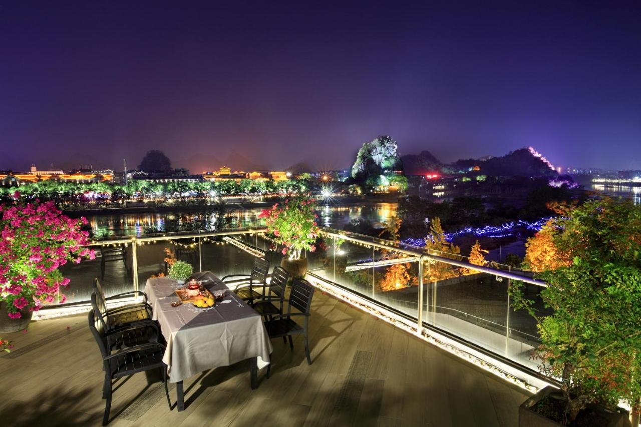 Li River Resort Villa Hotel Гуйлинь Экстерьер фото