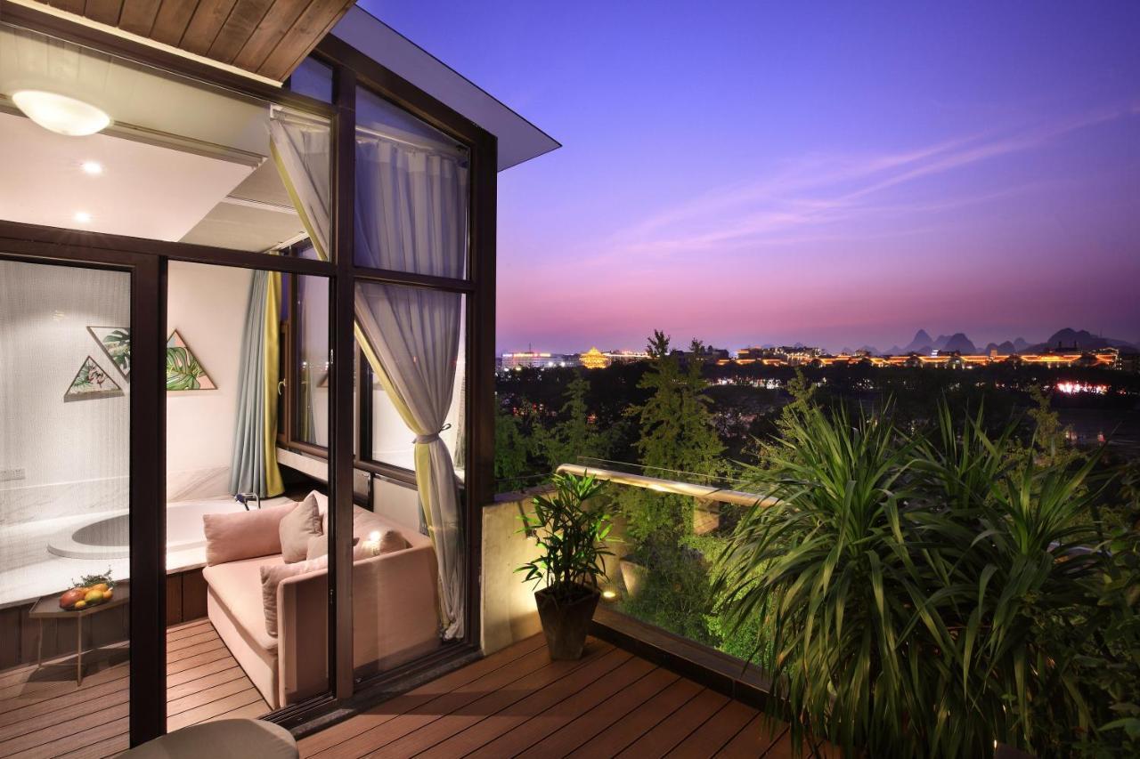Li River Resort Villa Hotel Гуйлинь Экстерьер фото